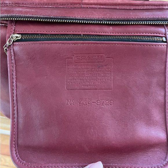 Vintage Coach Bag- Red - Picture 7 of 7